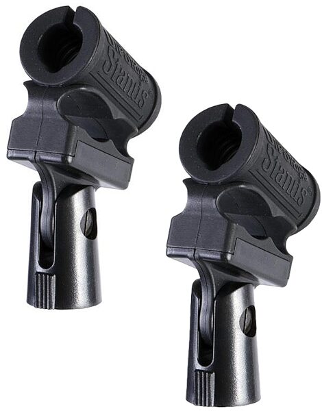 On-Stage MY320 Condenser Shock Mount Microphone Clip, 2-Pack, Main