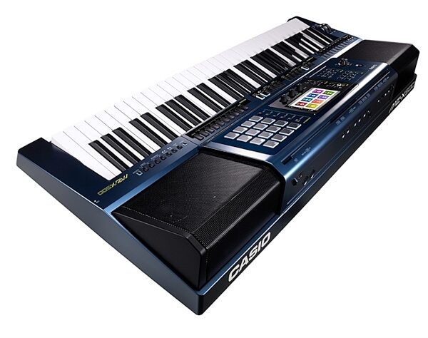 Casio MZ-X500 Keyboard Arranger Workstation, 61-Key, Rear 2