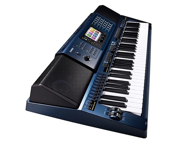 Casio MZ-X500 Keyboard Arranger Workstation, 61-Key, Angle 2