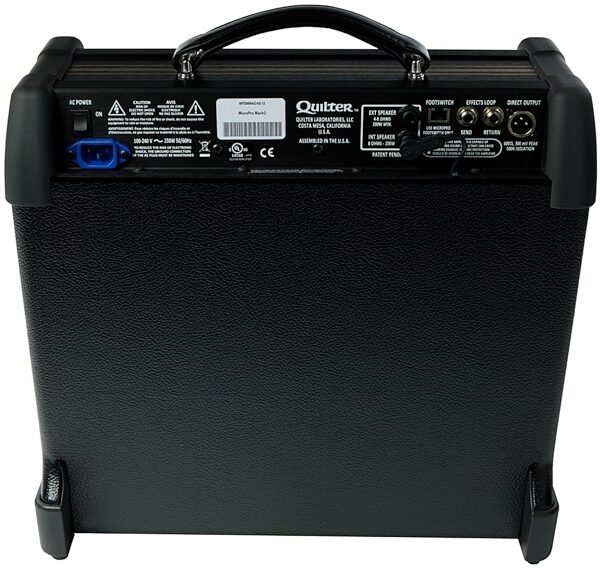 Quilter MicroPro 12 Mach 2 Guitar Combo Amplifier (200 Watts, 1x12"), Rear