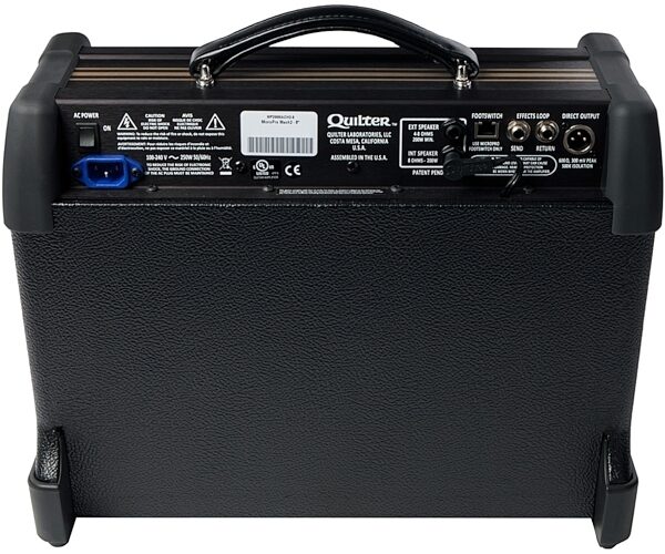 Quilter MicroPro 8 Mach 2 Guitar Combo Amplifier (200 Watts, 1x8"), Rear