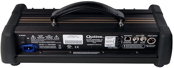 Quilter MicroPro Head Mach 2 Guitar Amplifier Head, Rear