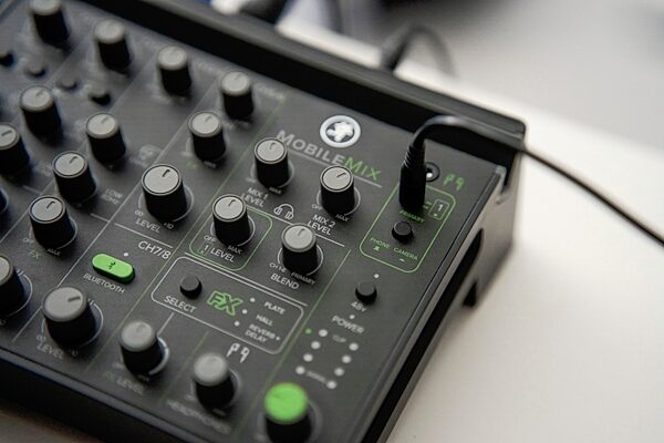 Mackie MobileMix USB Powered Mixer, 8-Channel, New, Action Position Back