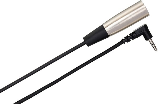 Hosa Right-Angle TRS 1/8" to Male XLR Cable, 1 foot, XVM-101M, HOSXVM4