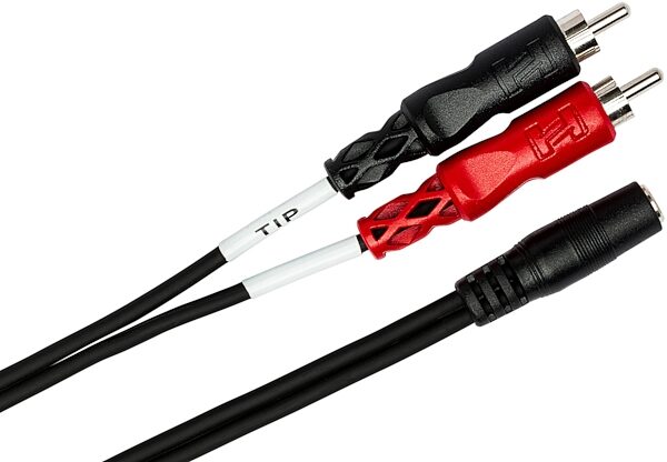 Hosa CFR-210 Stereo Breakout Cable, 3.5 mm TRS-F to Dual RCA, 10 foot, HOSCFR210