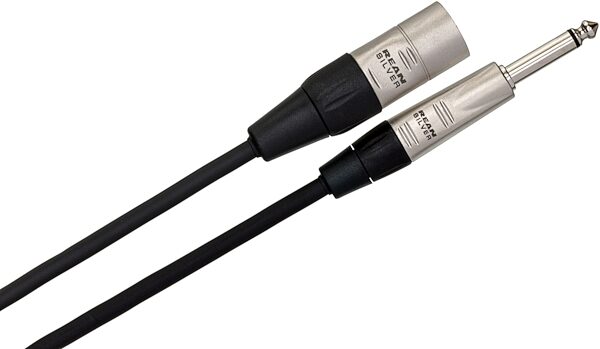 Hosa Pro Unbalanced REAN 1/4" TS to XLR3-M Interconnect Cable, 3 foot, HOSHPX