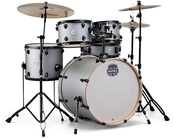 Mapex ST5295F Storm Rock 5-Piece Drum Set (with Hardware and Zildjian Planet Z Cymbals), Main
