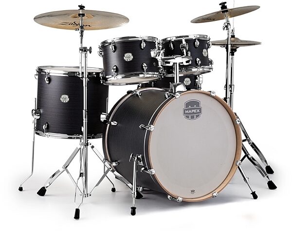 Mapex ST5295F Storm Rock 5-Piece Drum Set (with Hardware and Zildjian Planet Z Cymbals), Main