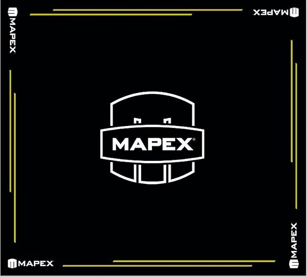 Mapex Classic Logo Design Drum Rug, New, Action Position Back