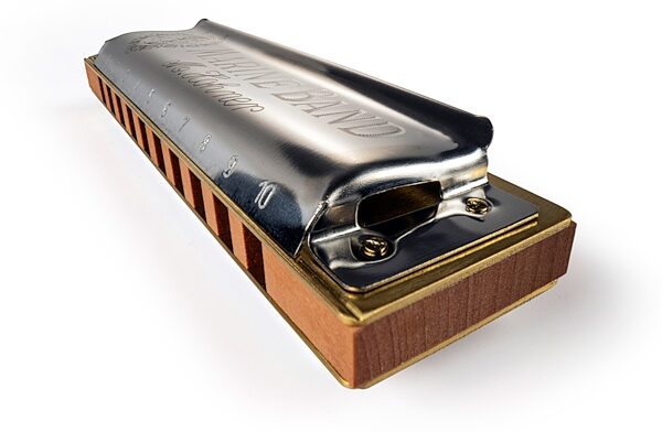 Hohner Marine Band 1896 Harmonica, Key of A, Action Position Back
