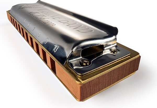 Hohner Marine Band 1896 Harmonica, Keys of A, C, and G, Action Position Back
