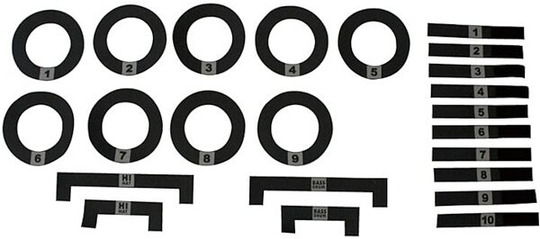 Protection Racket Drum Mat Marker Pack, New, Action Position Back