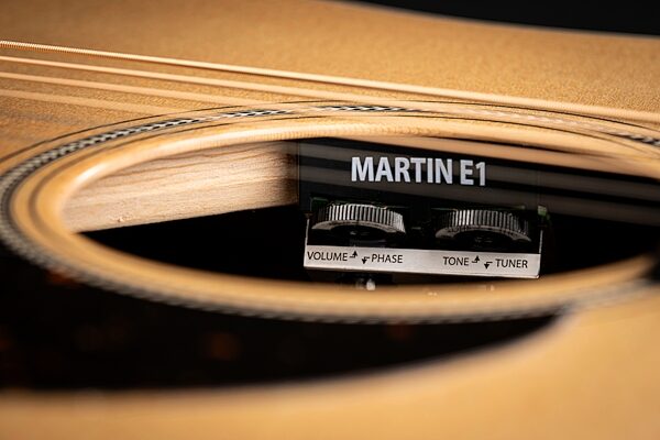Martin 000C12-16E Nylon-String Acoustic-Electric Guitar (with Soft Case), New, Detail Sound Module