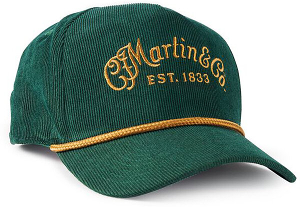 Martin 18NH0065 Vintage Corduroy Hat, New, Action Position Back