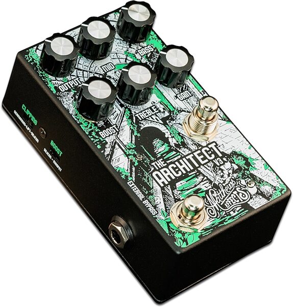 Matthews Effects Architect V3 K-Style Overdrive Boost Pedal, Angled Front