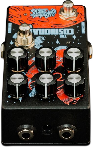 Matthews Effects Cosmonaut V2 Reverb Delay Pedal, New, Angled Back