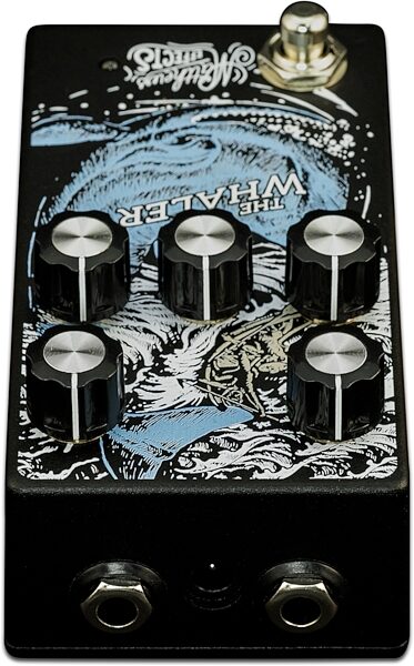 Matthews Effects Whaler V2 Fuzz Pedal, Angled Front