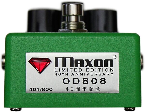 Maxon 40th Anniversary OD808 Overdrive Pedal, Action Position Back