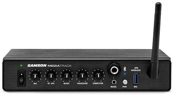 Samson SM4U 4-Channel Rackmount Stereo Line Mixer, New, Action Position Back