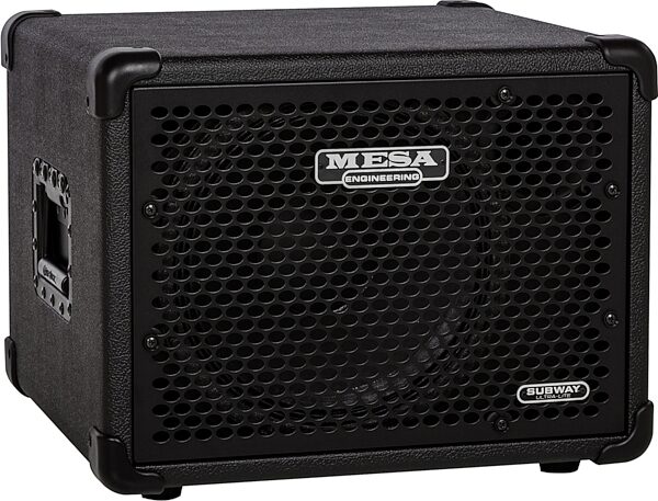 Mesa/Boogie 1X12 Subway Ultra Lite Bass Speaker Cabinet, Black Bronco, Action Position Back