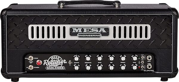 Mesa/Boogie Badlander 100 Guitar Amplifier Head (100 Watts), Black Bronco, Blemished, Action Position Back