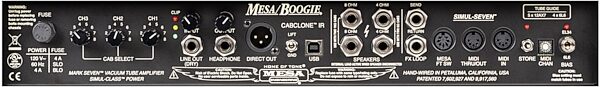 Mesa/Boogie Mark VII Rackmount Tube Amplifier (90 Watts), Scratch and Dent, Action Position Back