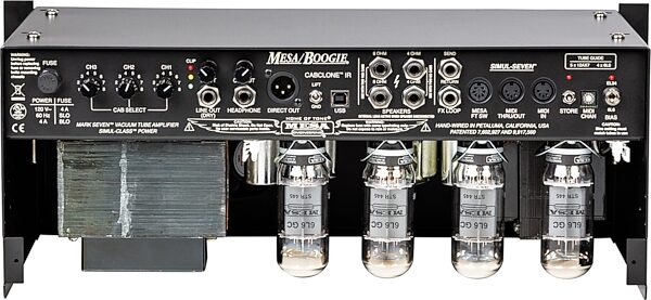 Mesa/Boogie Mark VII Rackmount Tube Amplifier (90 Watts), New, Action Position Back