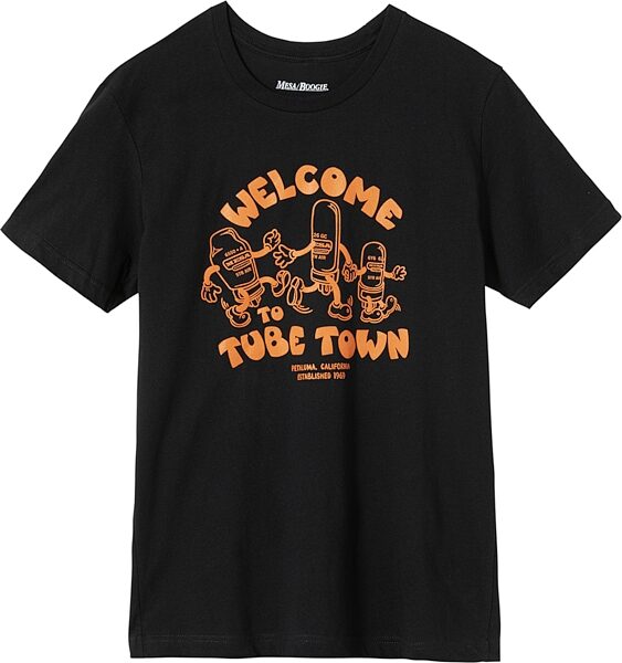 Mesa/Boogie Welcome to Tube Town T-Shirt, Black, Large, Action Position Back