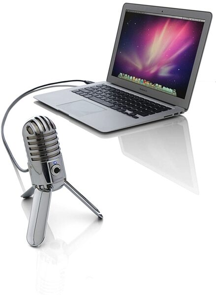 Samson Meteor USB Microphone, New, In Use with Mac Airbook
