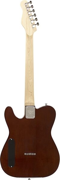 Michael Kelly Guitars 59 Thinline Electric Guitar, Natural, Flame Maple Top, Blemished, Full Back
