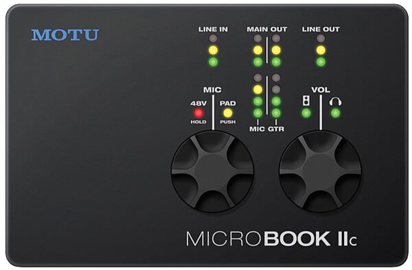 MOTU MicroBook IIc USB Audio Interface, Main