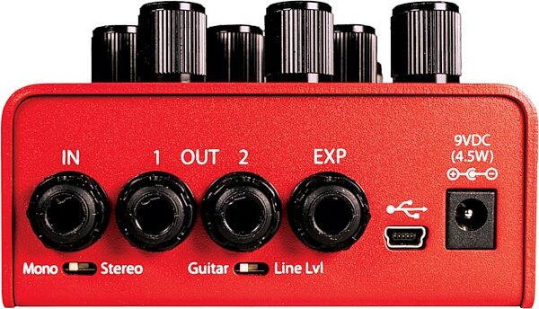 Eventide MicroPitch Delay with Modulation Pedal, New, Rear detail Back