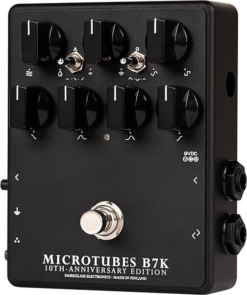 Darkglass Microtubes B7K V2 10th Anniversary Bass Distortion Pedal, Action Position Back