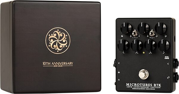 Darkglass Microtubes B7K V2 10th Anniversary Bass Distortion Pedal, Action Position Back