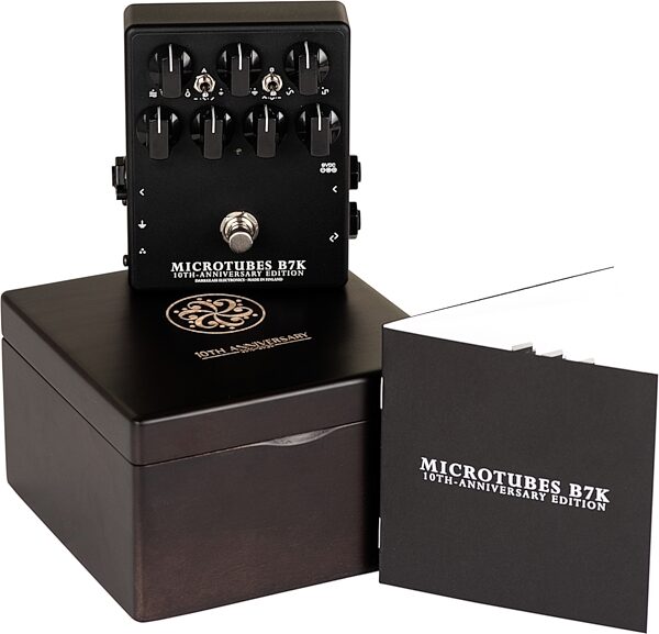 Darkglass Microtubes B7K V2 10th Anniversary Bass Distortion Pedal, Action Position Back