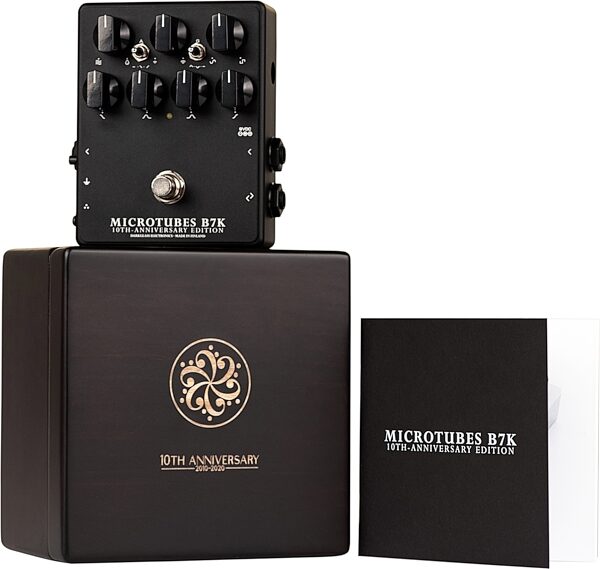 Darkglass Microtubes B7K V2 10th Anniversary Bass Distortion Pedal, Action Position Back