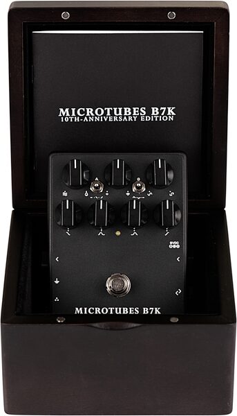 Darkglass Microtubes B7K V2 10th Anniversary Bass Distortion Pedal, Action Position Back