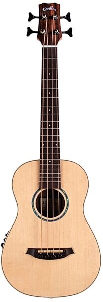 Cordoba Mini II EB-E Acoustic-Electric Bass, Ebony, Scratch and Dent, Main