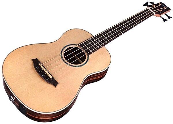 Cordoba Mini II EB-E Acoustic-Electric Bass, Ebony, Scratch and Dent, Angle3