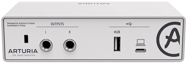 Arturia MiniFuse 1 USB Audio Interface, White, view