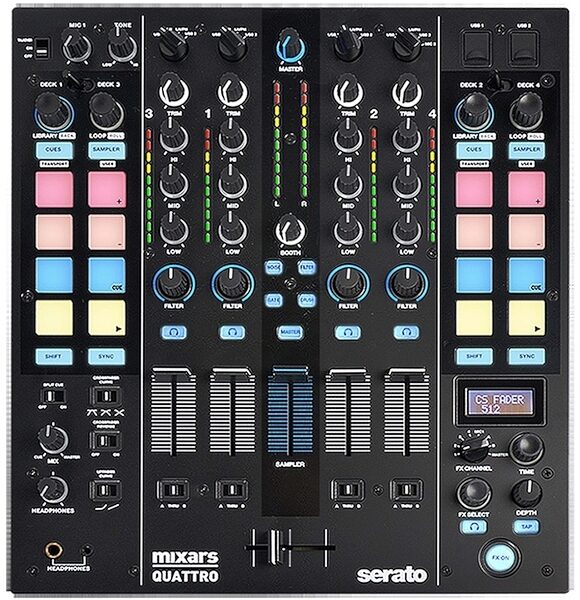 Mixars QUATTRO Serato DJ Mixer, Main