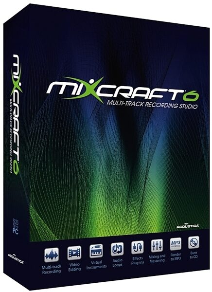 Acoustica Mixcraft 6 Recording Software, Main