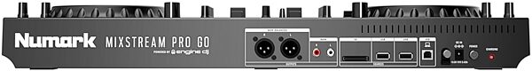 Numark Mixstream Pro Go Battery-Powered Standalone DJ System/Controller, New, Back