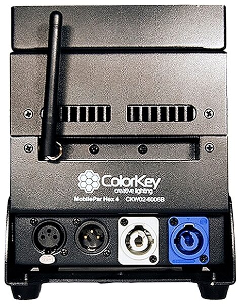 ColorKey MobilePar Hex 4 Stage Light, Black 2
