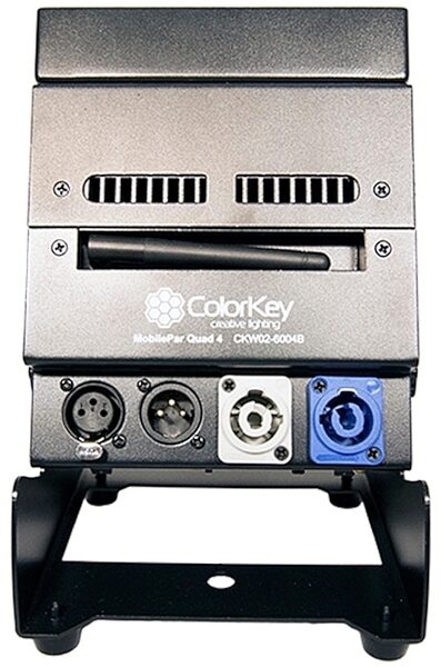 ColorKey MobilePar Quad 4 Stage Light, Black 10