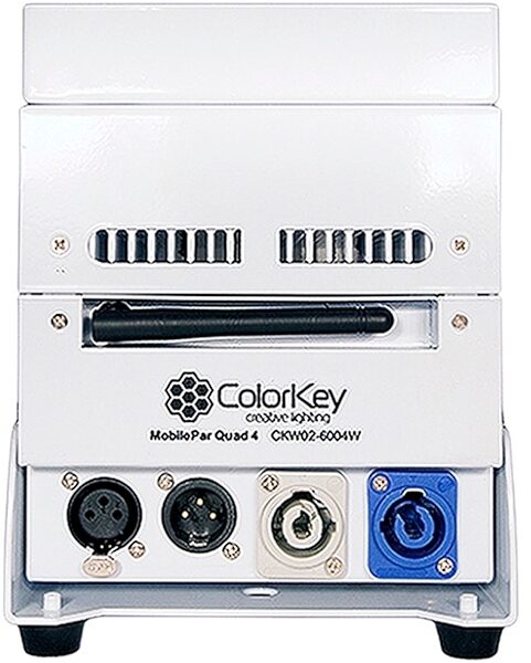 ColorKey MobilePar Quad 4 Stage Light, White 10