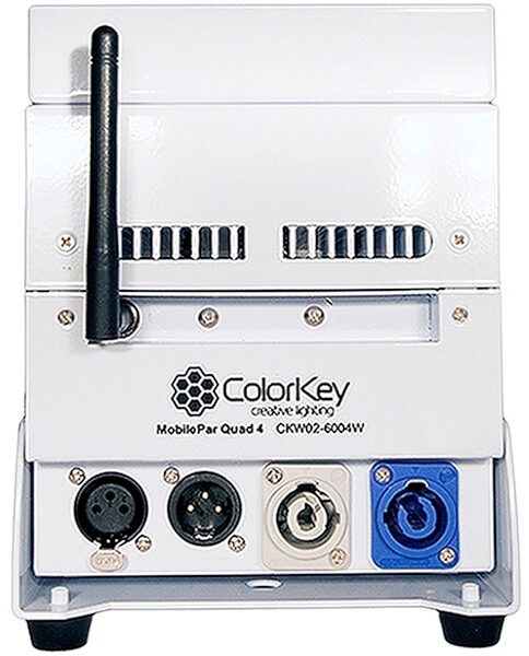 ColorKey MobilePar Quad 4 Stage Light, White 11