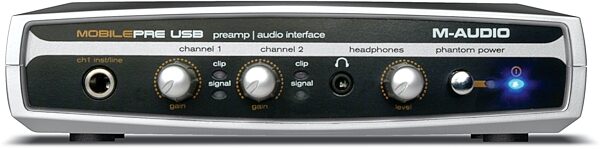 M-Audio MobilePre USB Interface with Microphone Preamp, Front