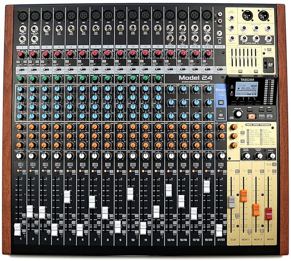 TASCAM Model 24 Mixer, USB Audio Interface and Multitrack Recorder, New, Main