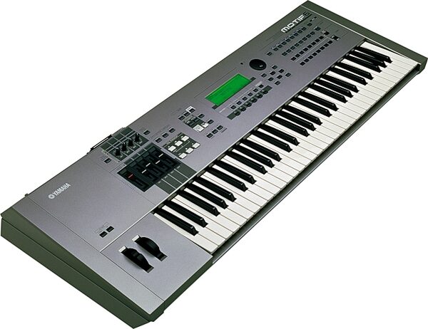 Yamaha 61-Key MOTIF Music Production Synthesizer, Left Angle View